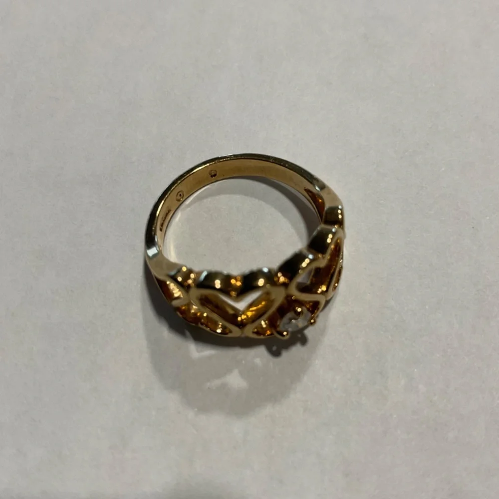 Heart Ring with a Diamond - Picture 10 of 12